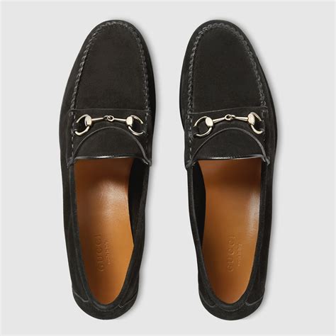 suede gucci loafers women|Gucci fur loafer.